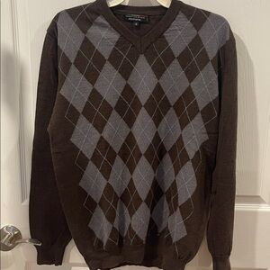 Men Woolmark Fine 100%Merino Wool Sweater large